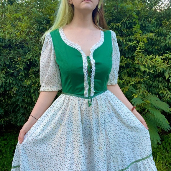 Vintage 70s prairie dress - Picture 4 of 4